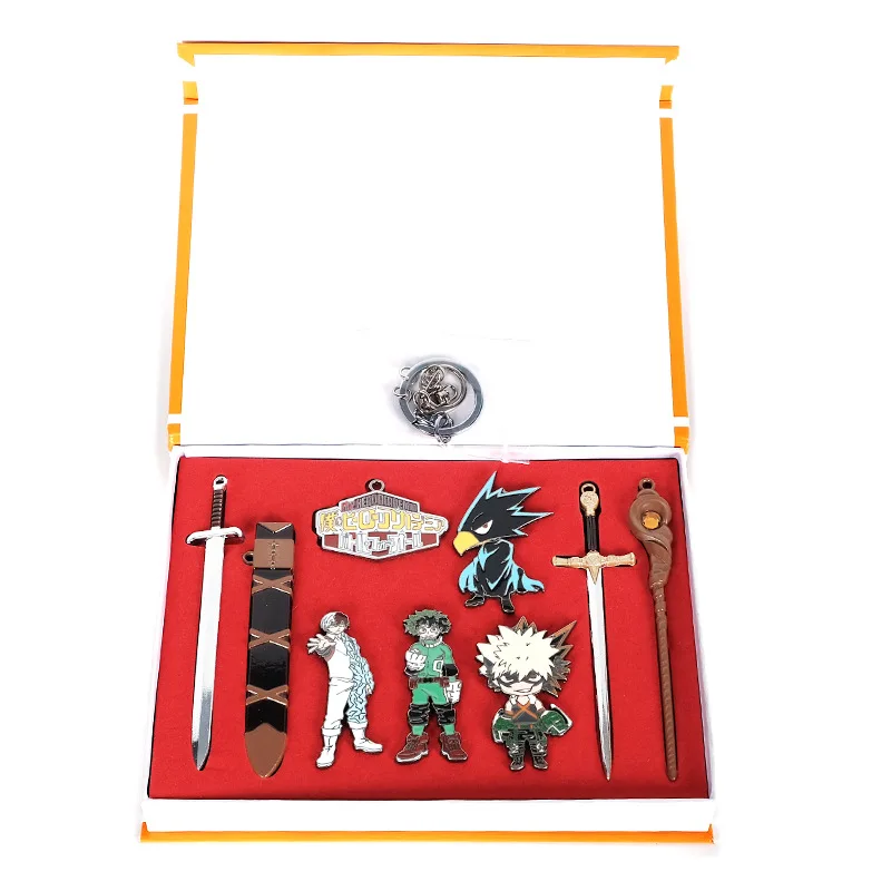 Аниме My Hero academic Badge Midoriya Izuku Bakugou Katsuki Todoroki Shoto Tokoyami Fumikage сплав эмблемы фигурки