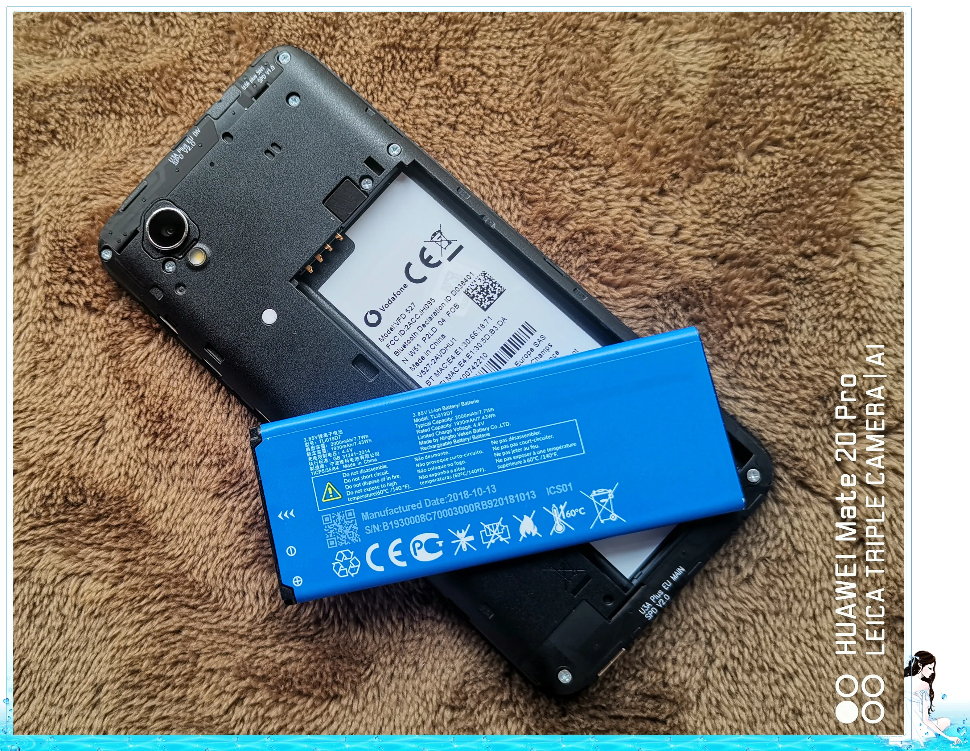 Сенсорный ЖК гибкий кабель камеры рамка для Vodafone Smart E9 VFD520 | Мобильные телефоны и