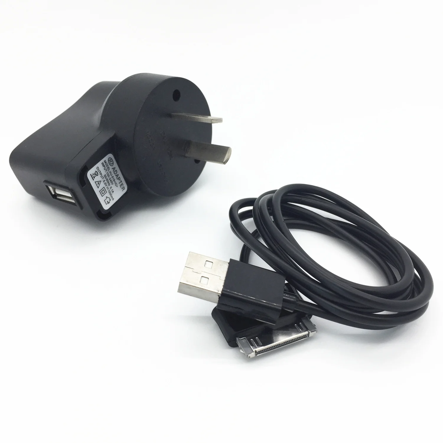 30PIN настенное зарядное устройство Usb для передачи данных черный кабель Samsung Galaxy Tab