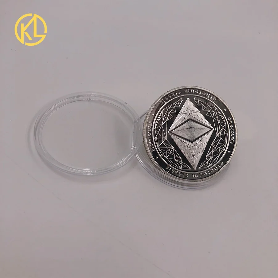 Программируемый эфириум CO011 Eth сувенир Биткоин позолоченные памятные