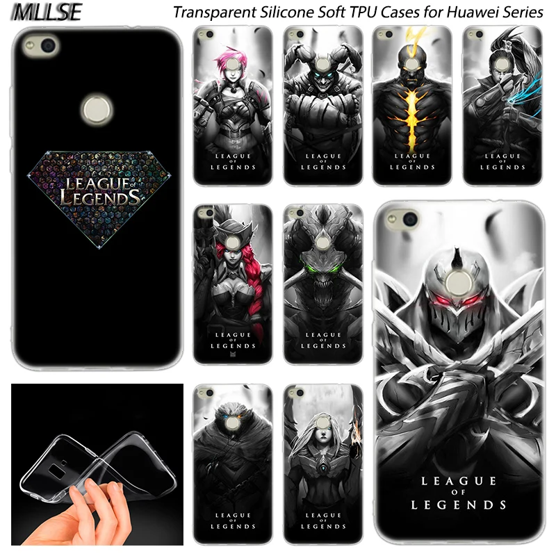 Мягкий силиконовый чехол League of Legend для Huawei NOVA 3 3i 4 Honor 7A Pro 7S 6X 7X 8X 8 9 10 Lite Play View 20