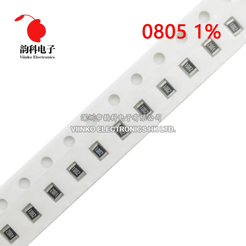 Резистор SMD 100 0805 шт. 1/8 Вт 1% м 2 1 96 05 15 21 26 37 4 49 55 ом | Электронные компоненты и