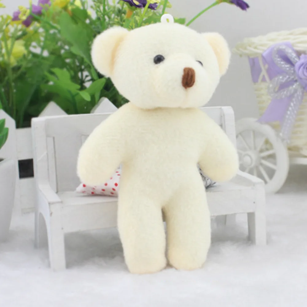 Милые детские мягкие плюшевые DIY медведь рождественские подарки, куклы медведь куклы игрушки для детей 11 см
