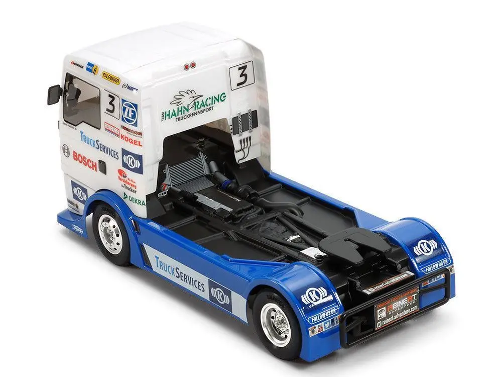 Tamiya 58632 1/14 RC автомобиль TT01E шасси команды Hahn гоночный грузовик MAN TGS w/ESC