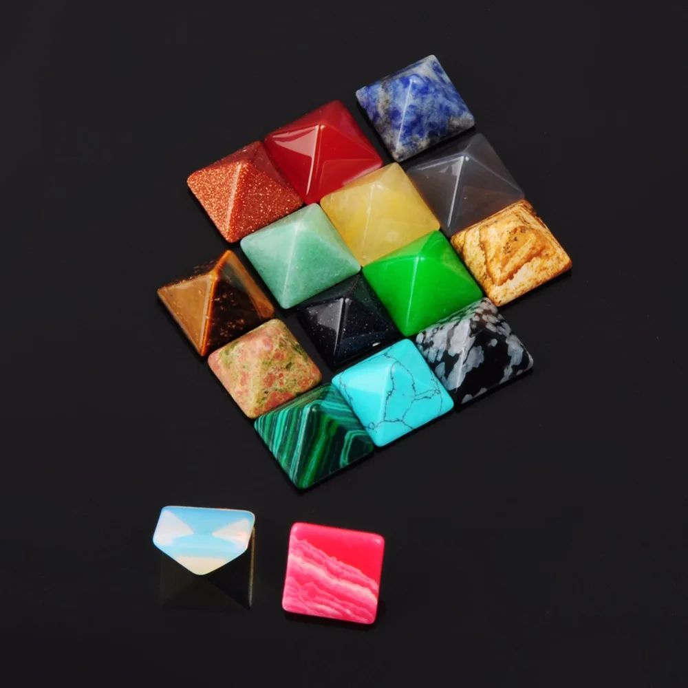 Druzy Mix ручная работа разноцветная Натуральная Зеленая Геометрическая Chrysoprase