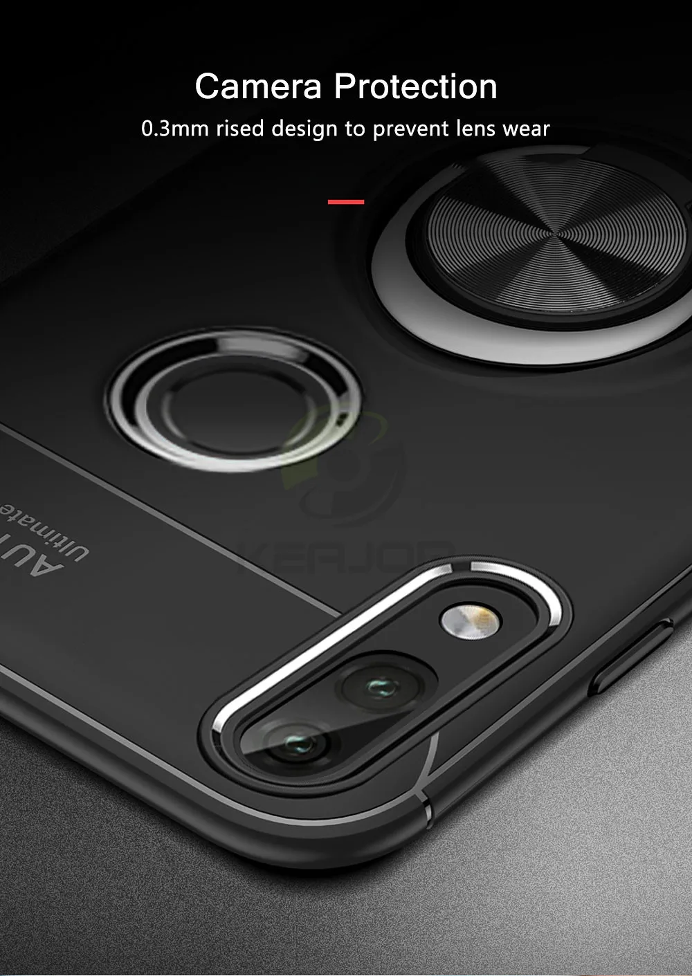 Противоударный чехол для huawei Honor 8c, чехол, ТПУ, силиконовый, с подставкой, бампер, кольцо на палец, магнитный кронштейн, задняя крышка для huawei Honor 8C
