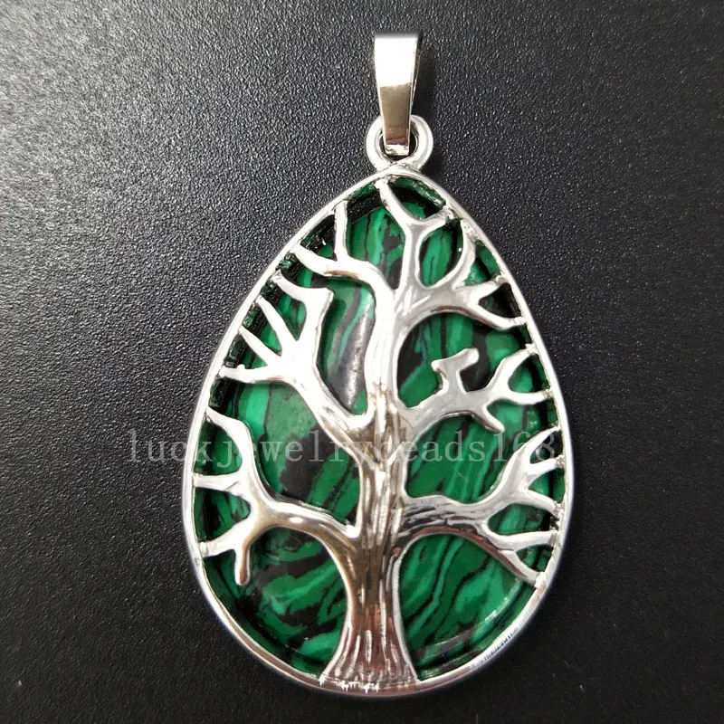 Бесплатная доставка красивые ювелирные изделия зеленый малахитовый женский