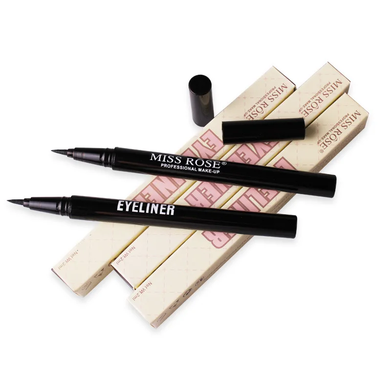 MISS ROSE Черная Подводка для глаз подводка водостойкая женщин макияж контур