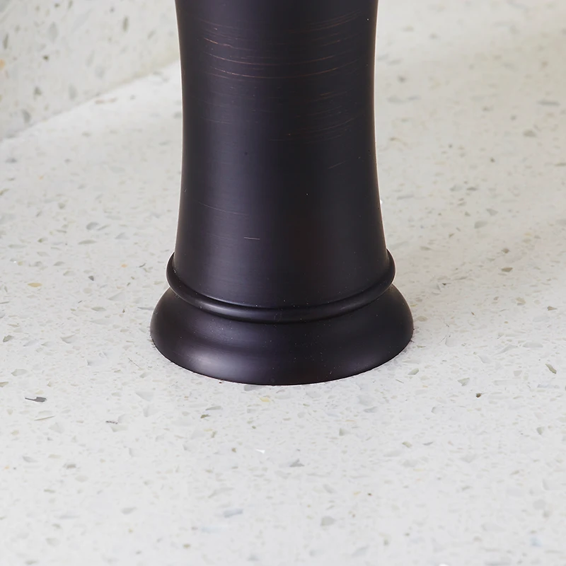 Классический водопад в стиле ретро для ванной комнаты черные смесители раковины