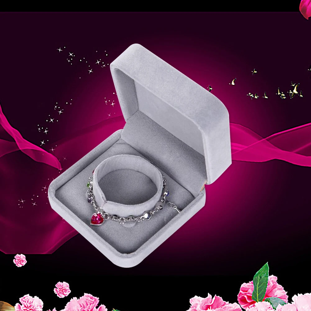 Новый элегантный квадратный ящик для хранения браслетов держатель ювелирных