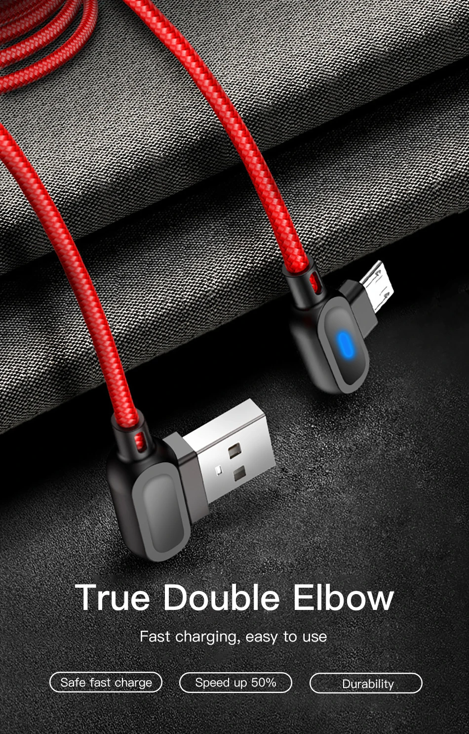 ACCEZZ 90 градусов локоть Micro USB кабель для Xiaomi Redmi 4 samsung Galaxy S7 S6 huawei Android зарядки данных телефон зарядное устройство кабель