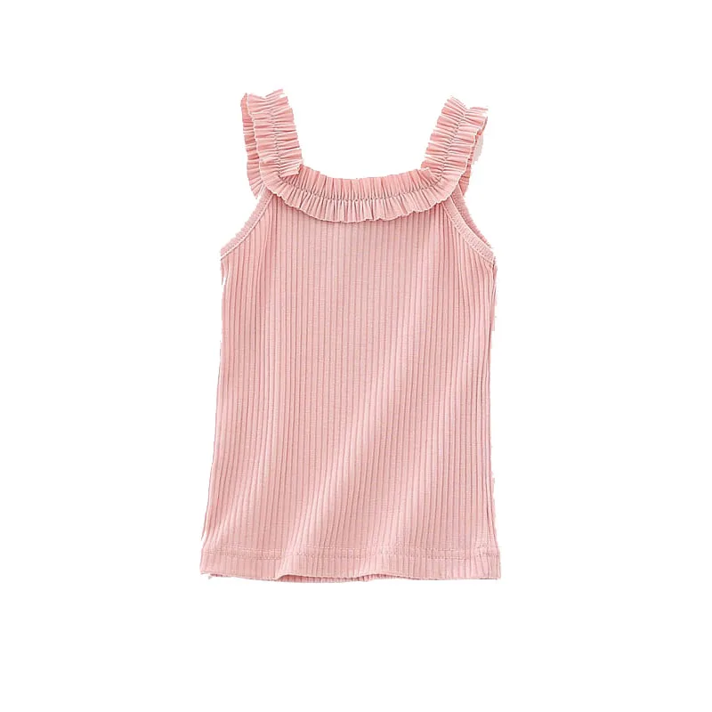 

2019 Fashion Kids T-Shirt 1-4 Years Summer Cotton Girls Baby Boys Clothing Tops Tees Soft Sleeveless Knitted Vest Six Colours
