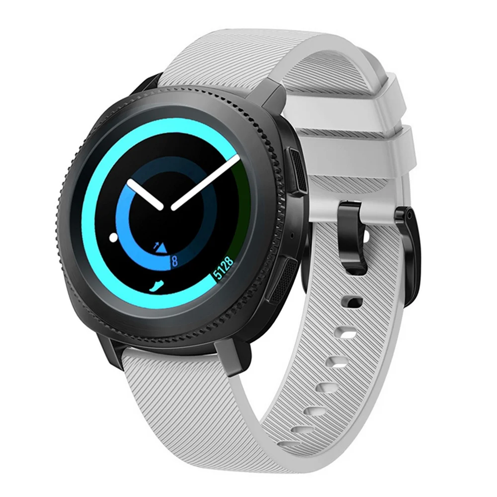 Ремешок силиконовый для Samsung gear S4/S2 спортивный классический браслет смарт часов 20