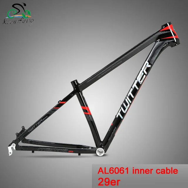 Twitter Mantis2.0 горный велосипед Алюминий сплава рама 29er MTB велосипеда AL6061 15 5 &quot17&quot 19