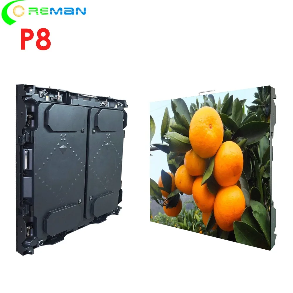 Coreman наружная реклама, светодиодный дисплей, экран шкафа 96x96 см, 320x320 320x160, передний задний доступ, светодиодный модуль, рамка шкафа