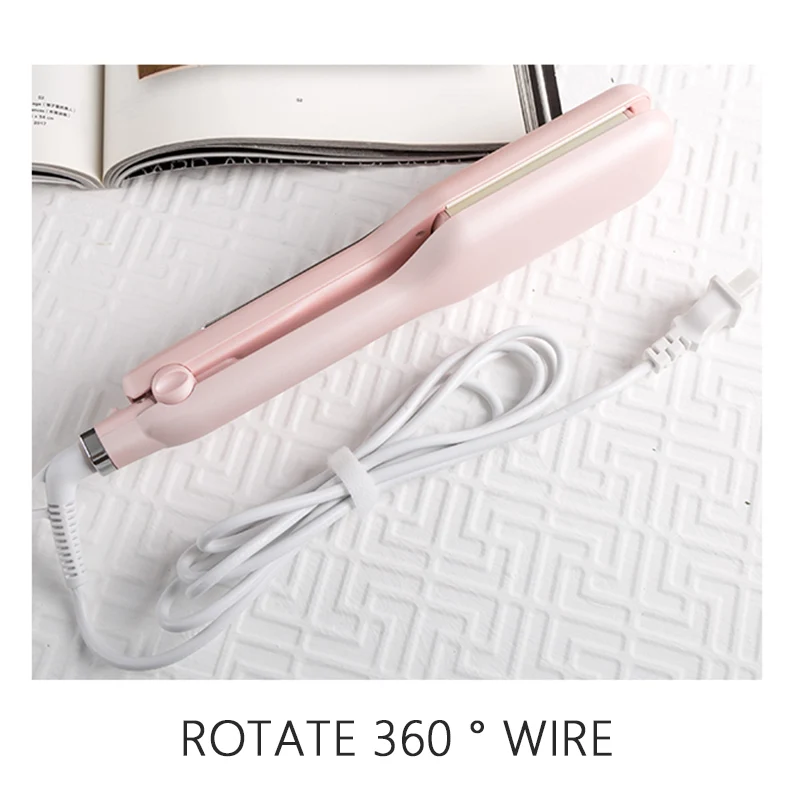 Щипцы для завивки волос NOVUS керамическая плойка с светодиодный Шими волнами