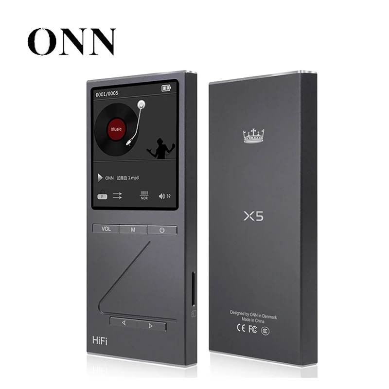 ONN X5 бег без потерь Портативный цифровой Hifi Flac Спорт Аудио Mp 3 Экран музыка Mp3 плеер