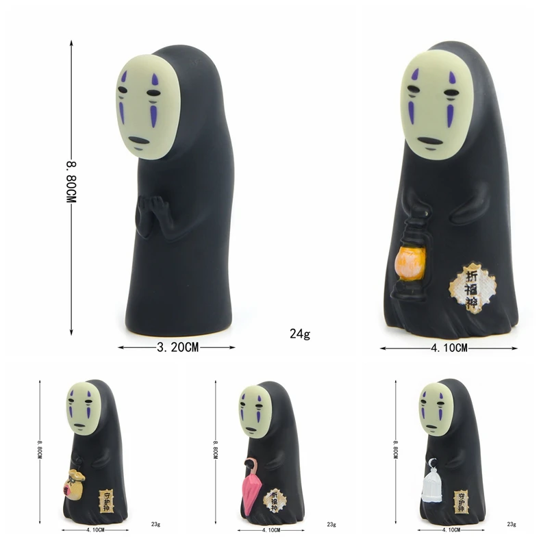 Экшн фигурки No Face Man японские аниме из мультфильма Человек без лица игрушки герои