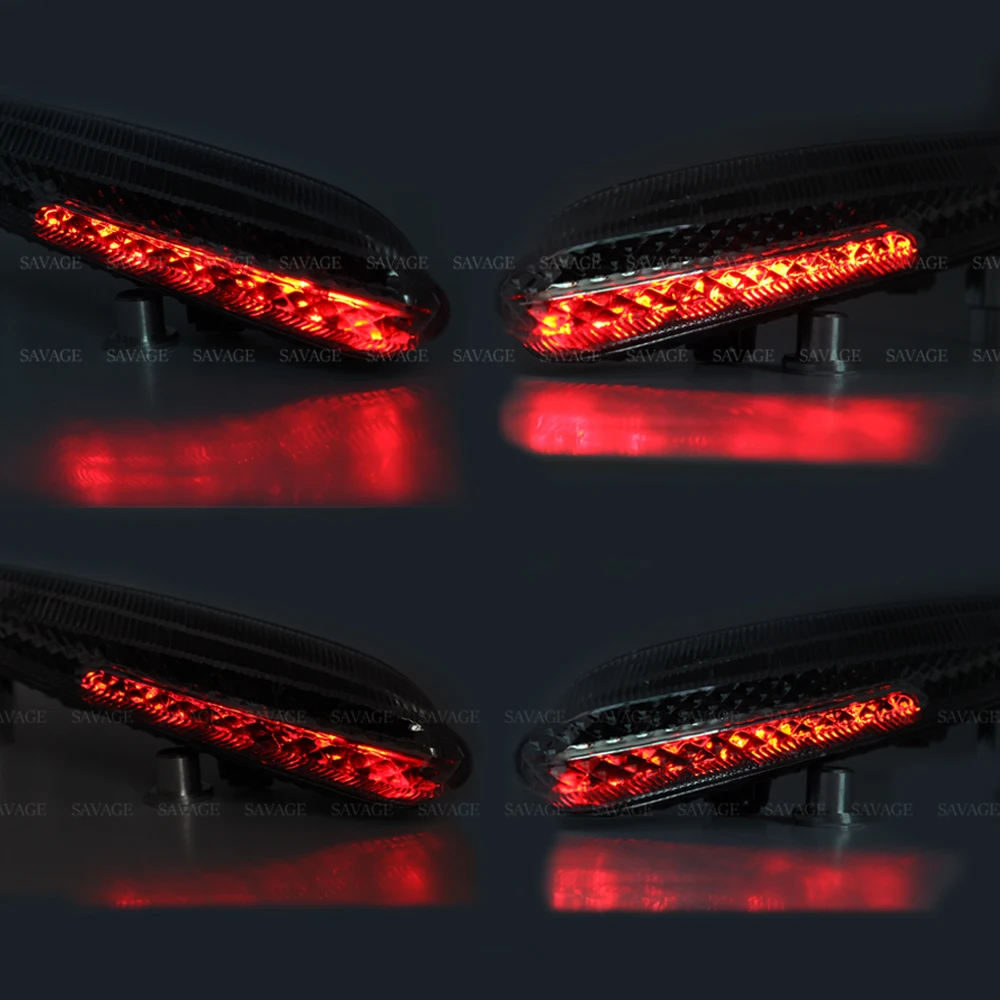 Левый/правый задний Интегрированный задний фонарь для Ducati Diavel/углерода Аксессуары для мотоциклов указатель поворота мигалка сборки