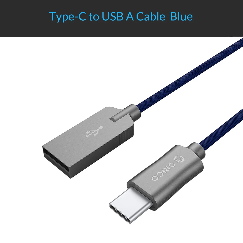 Blue HCU ORICO LTU Lightning USB кабель для iPhone 3 фута 100 см 2,4 A кабель для быстрой зарядки для iPhone 6 7 power Line Plus - Цвет: Blue HCU