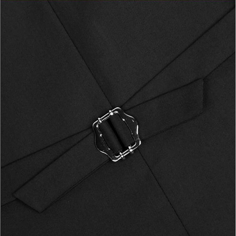 2021 деловой костюм жилет для мужчин мода Slim Fit v-образным вырезом официальные