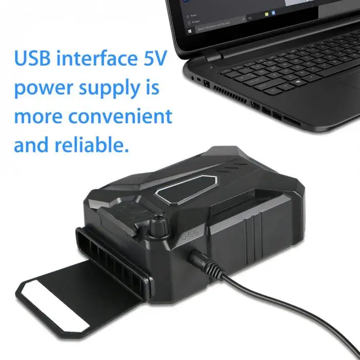 Мини Вакуумный воздухоизвлечение USB охлаждающая подставка кулер вентилятор для ноутбука ПК EM88