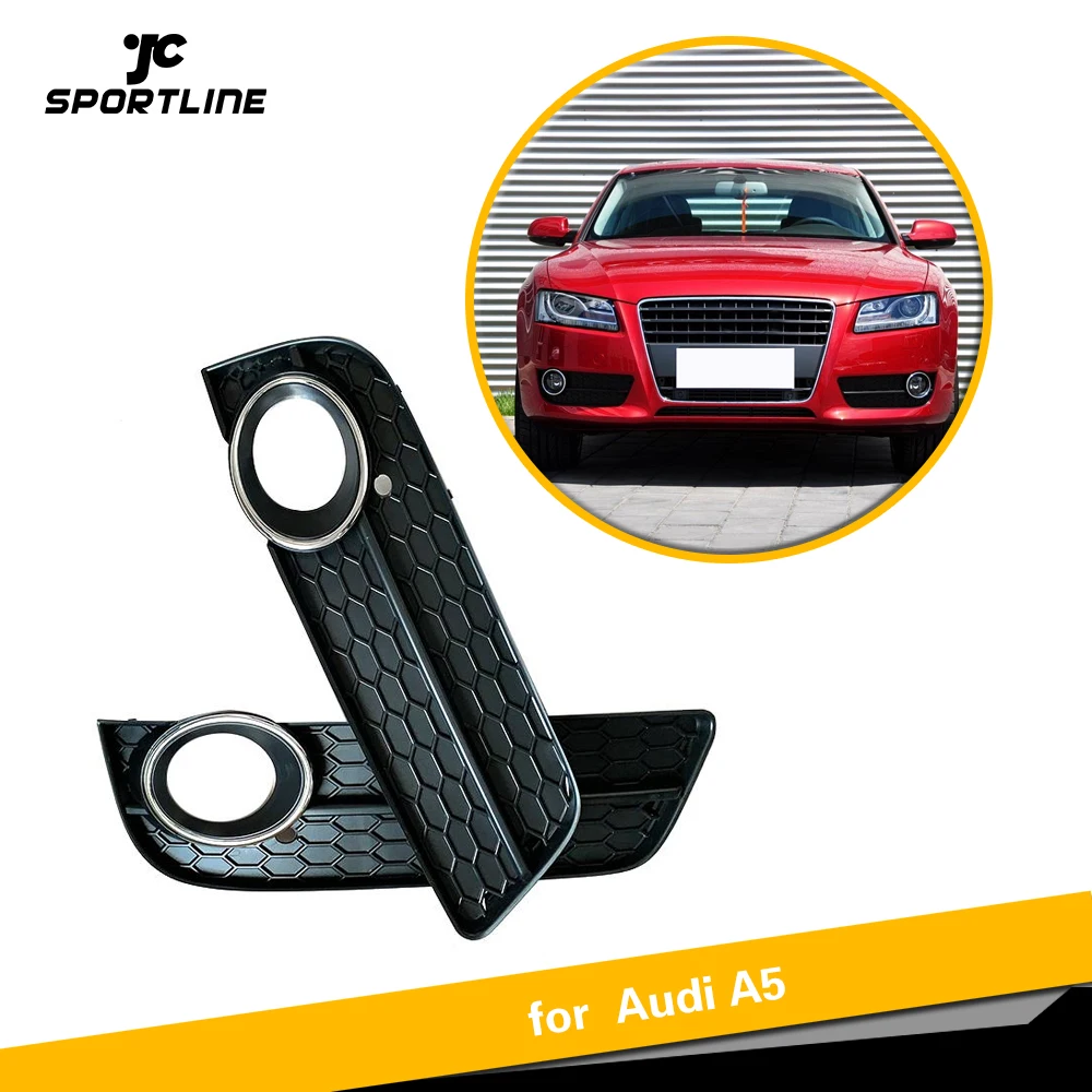 Для Audi A5 2009-2011 передний бампер противотуманный светильник лампа гоночная решетка
