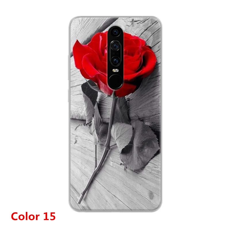 Caetoon Стиль Красный R чехол для huawei Коврики RS ТПУ окрашенные мобильный телефон