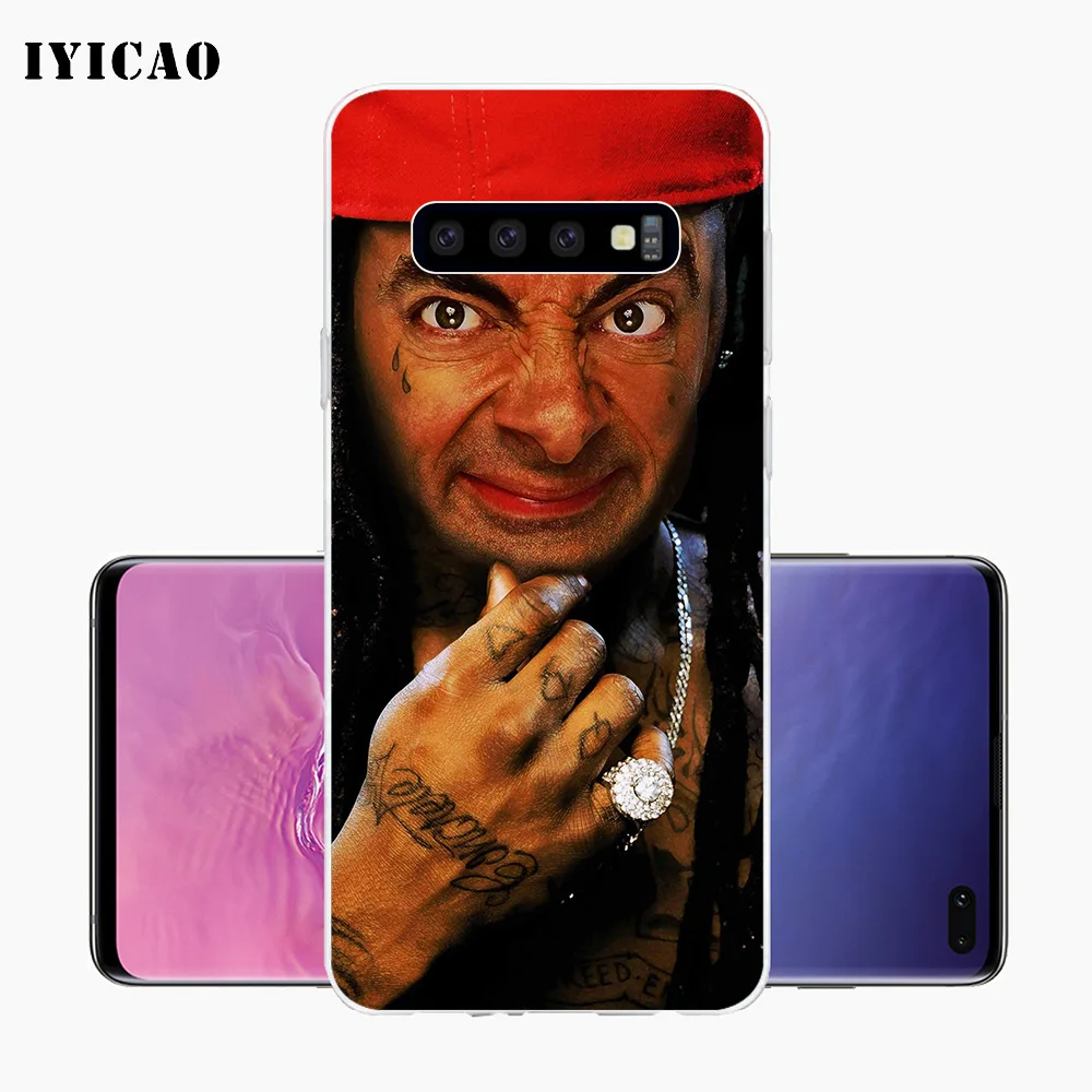 IYICAO Забавный Мягкий силиконовый чехол для телефона Mr Bean Samsung Galaxy S10e S10 S9 S8 Plus S7 Edge TPU