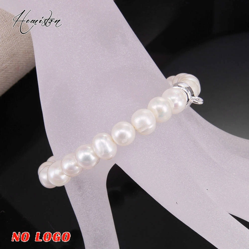 Браслет Шарм с пресноводным жемчугом Thomas White подвеской переноской бижутерия