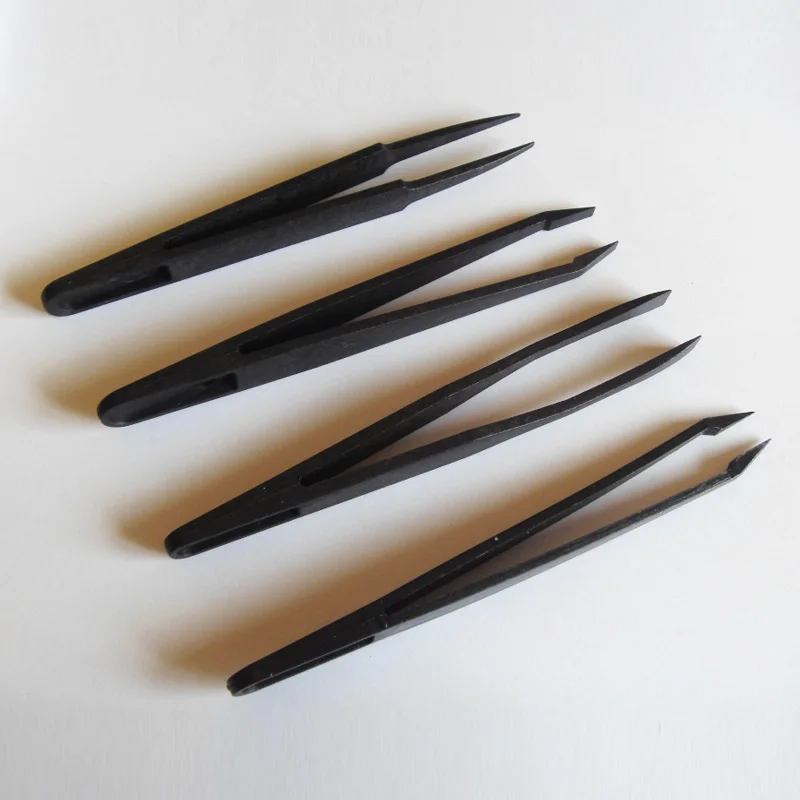 4 шт./компл. Универсальный Антистатический пинцет набор пластиковых