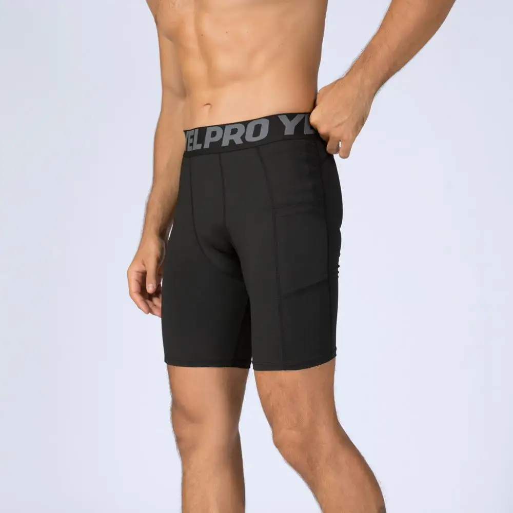 Мужские шорты для фитнеса спортивные дышащие эластичные йоги Прямая поставка #0618