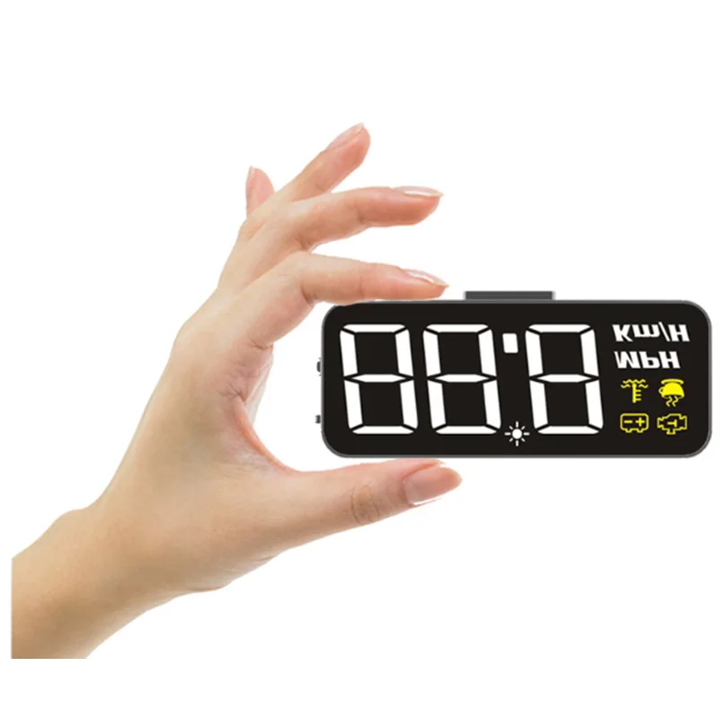 HD90 Мини OBD Hud небольшие шрифты цифровой автомобильный проектор скорости на