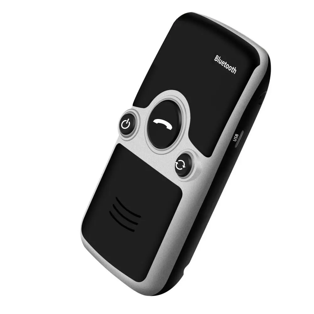 Солнечная энергия Aux Bluetooth автомобильный комплект солнцезащитный козырек