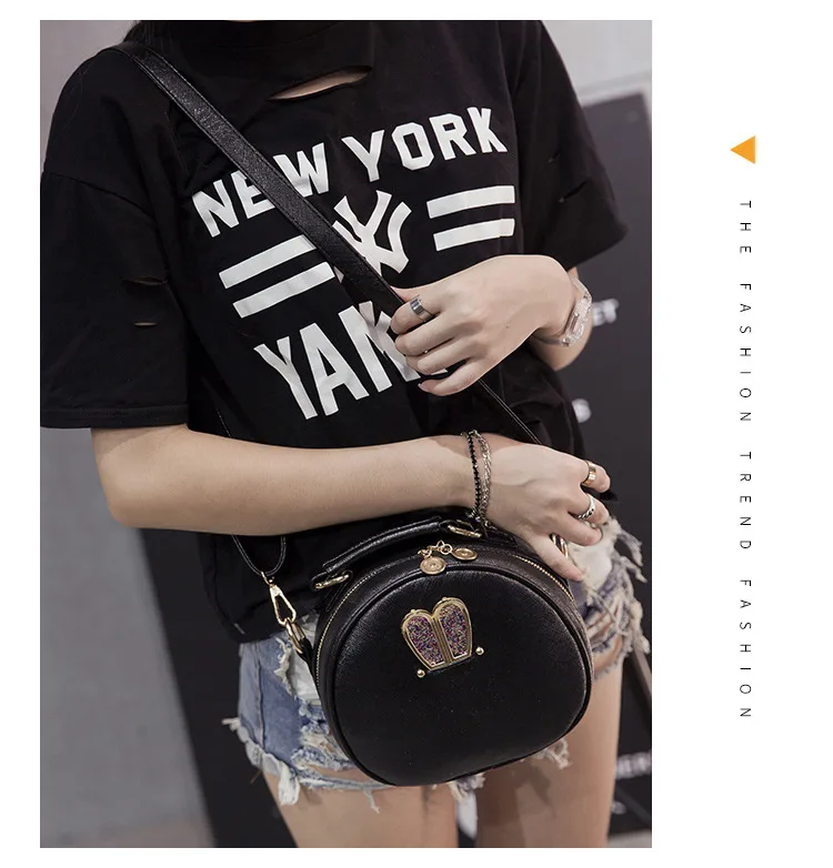 Женская маленькая сумочка через плечо из искусственной кожи модная мини на ремне