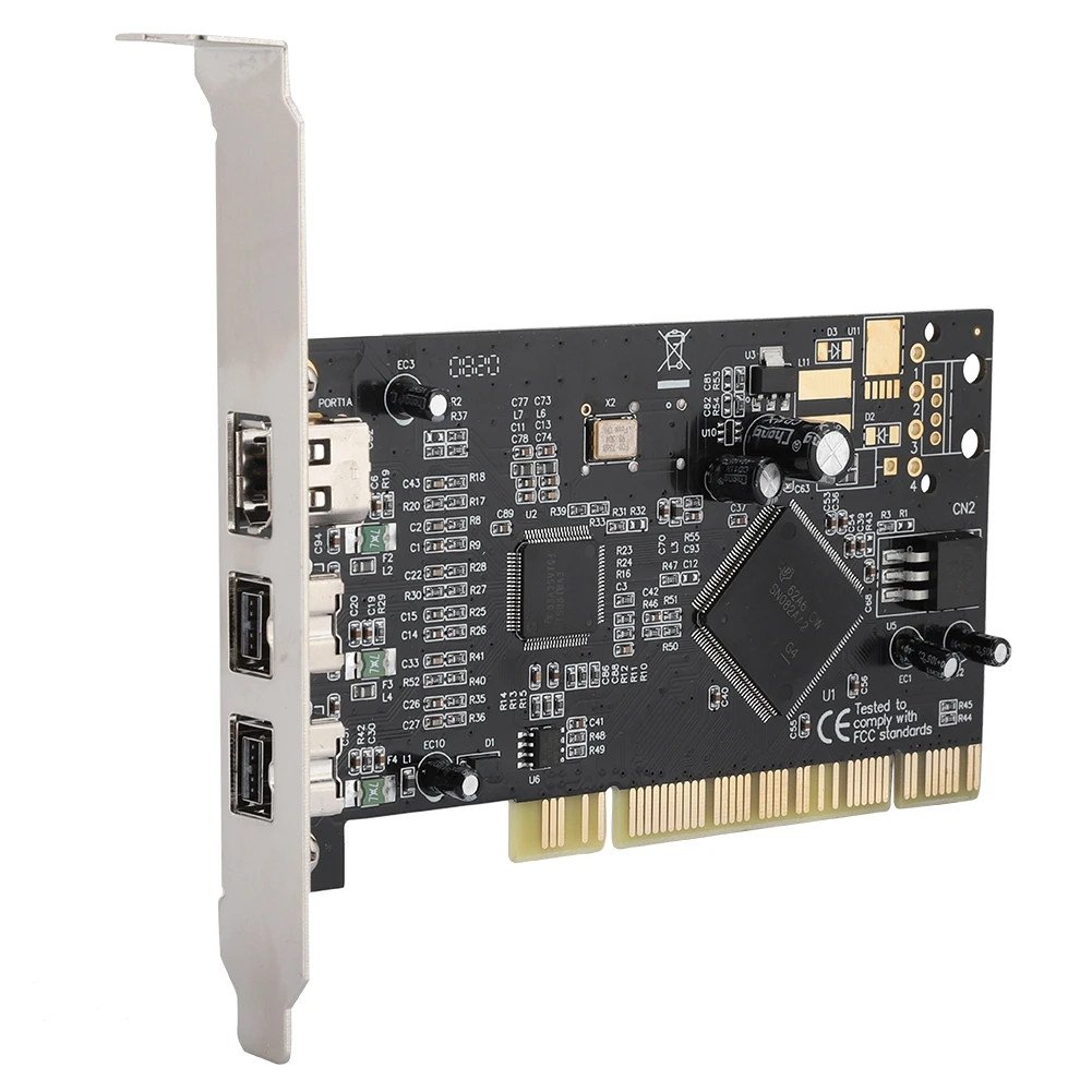 PCI 3 port Firewire 800 1394 b/a (2B1A) Карта видеозахвата Мбит/с контроллер карта адаптер