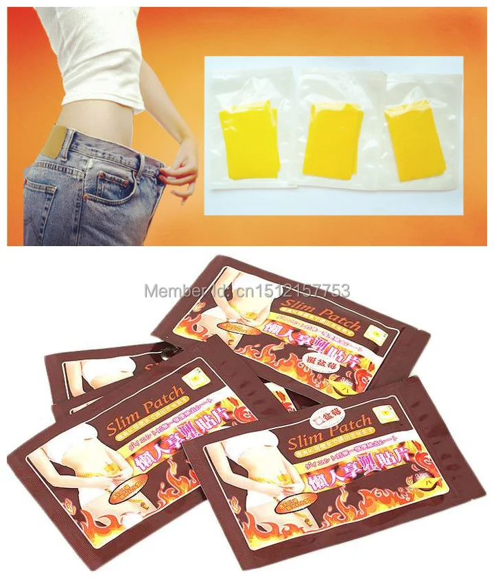 60 шт./лот Новинка спальный тонкий патч Вес потери сжигание жира медицинский