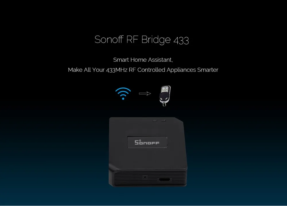 Sonoff RF мост 433 МГц Wifi беспроводной преобразователь сигнала PIR 2 датчика/DW1 датчик двери и окна сигнализации для умного дома комплекты безопасности
