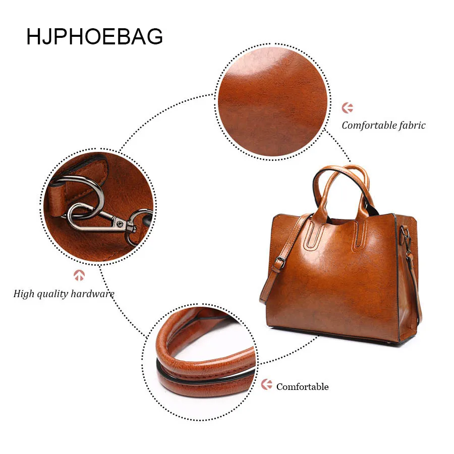 HJPHOEBAG роскошные кожаные сумки женские сумки Дамская большая сумка-тоут женская сумка на плечо из искусственной кожи женская сумка-мессенджер bolsa feminina YC001