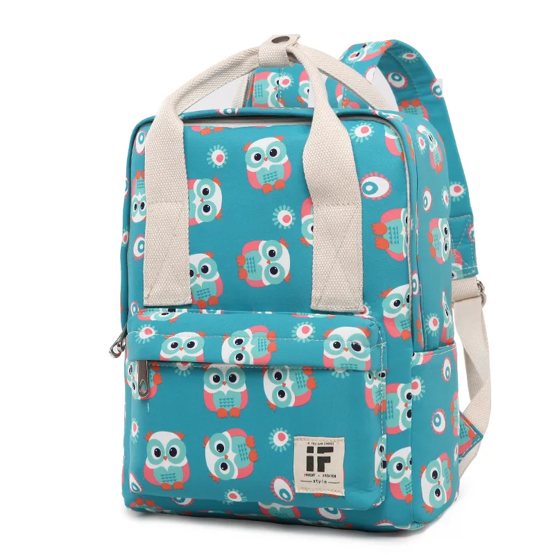 Cartoon Print Backpack Women Large Capacity School For Girls Laptop Bags Travel Backpacks Men Mochilas | Багаж и сумки