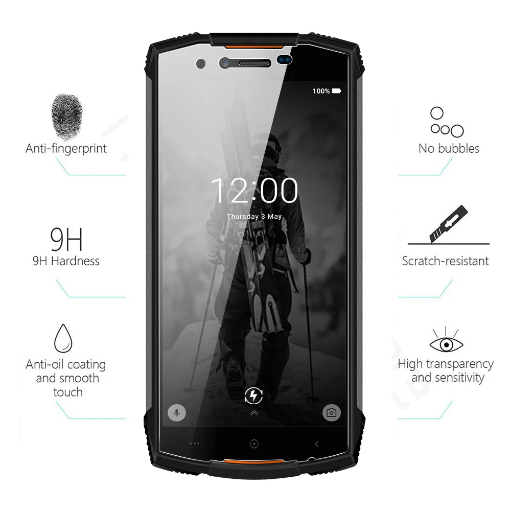 Закаленное стекло Для Doogee S55 защита экрана 9H Взрывозащищенная защитная Пленка Lite