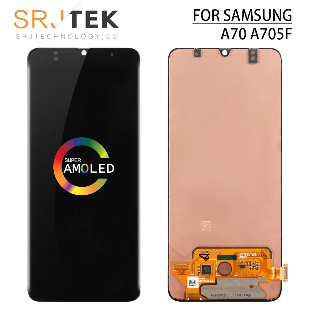 AMOLED экран для samsung Galaxy A70 ЖК сенсорный дигитайзер сенсор стекло в сборе для samsung A70 дисплей A705 A705F A705FD