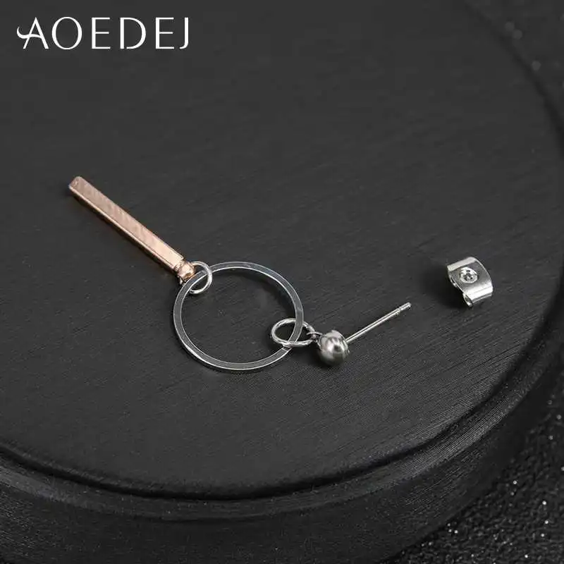 AOEDEJ корейские аксессуары для сережек висячие серьги из нержавеющей стали