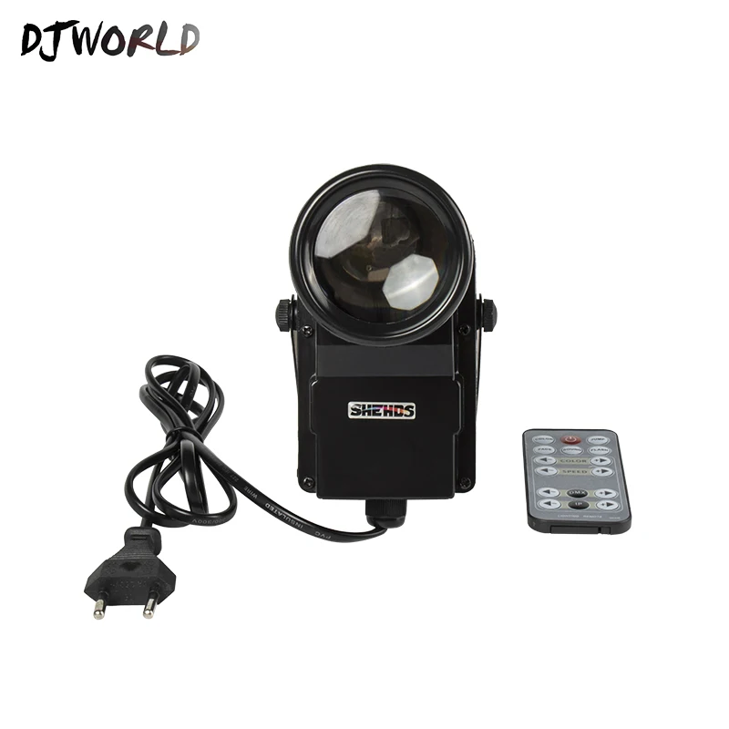 Светильник с устройством дистанционного управления светодиодный RGBW 4в1 светодиодный точечный луч 10 Вт огни для зеркального шара для атмосферы танцпола DJ Вечерние