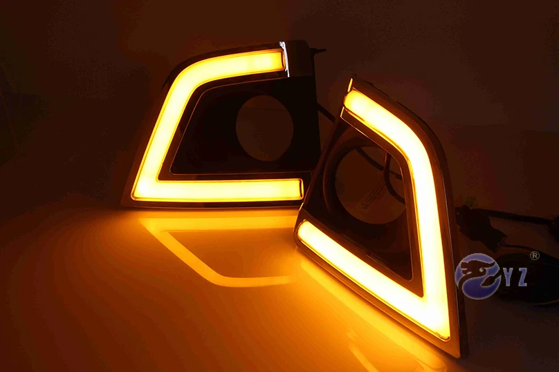 Автомобильная проблесковая 1 пара DRL для Защитные чехлы сидений сшитые