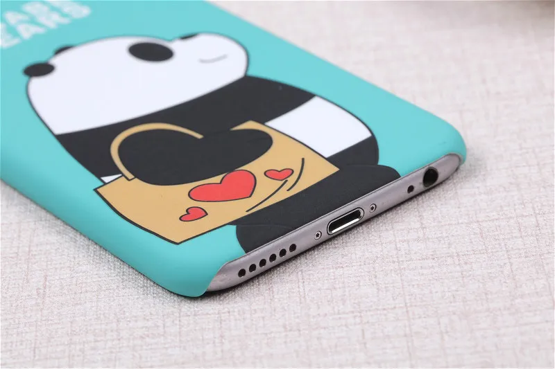 Горячие милый мультфильм жесткий матового пластика Coque крышка для iPhone 6 6S плюс