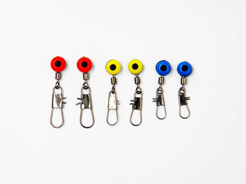 20pcs/lot Fishing Line to Hook Swivels Shank Clip Connector interlock Snap sea accessories beans belt | Спорт и развлечения