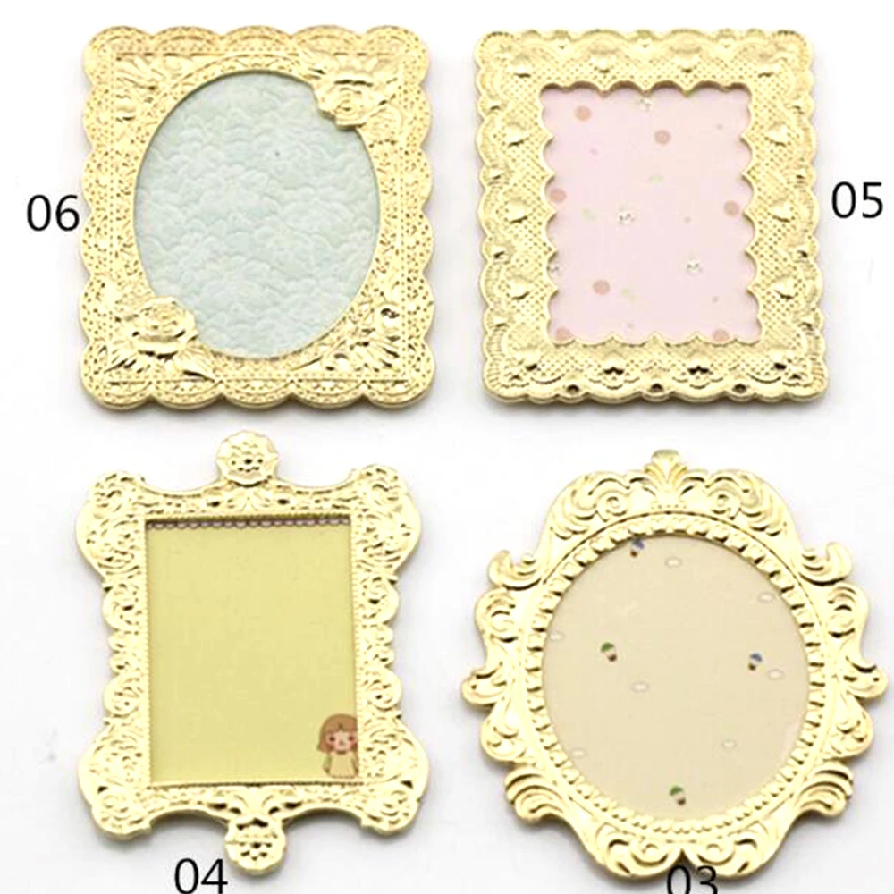 6 pcs style Nail Tips Display Board Tool Set Retro European Style Hard Paper Showing Shelf Cards Manicure A401 |