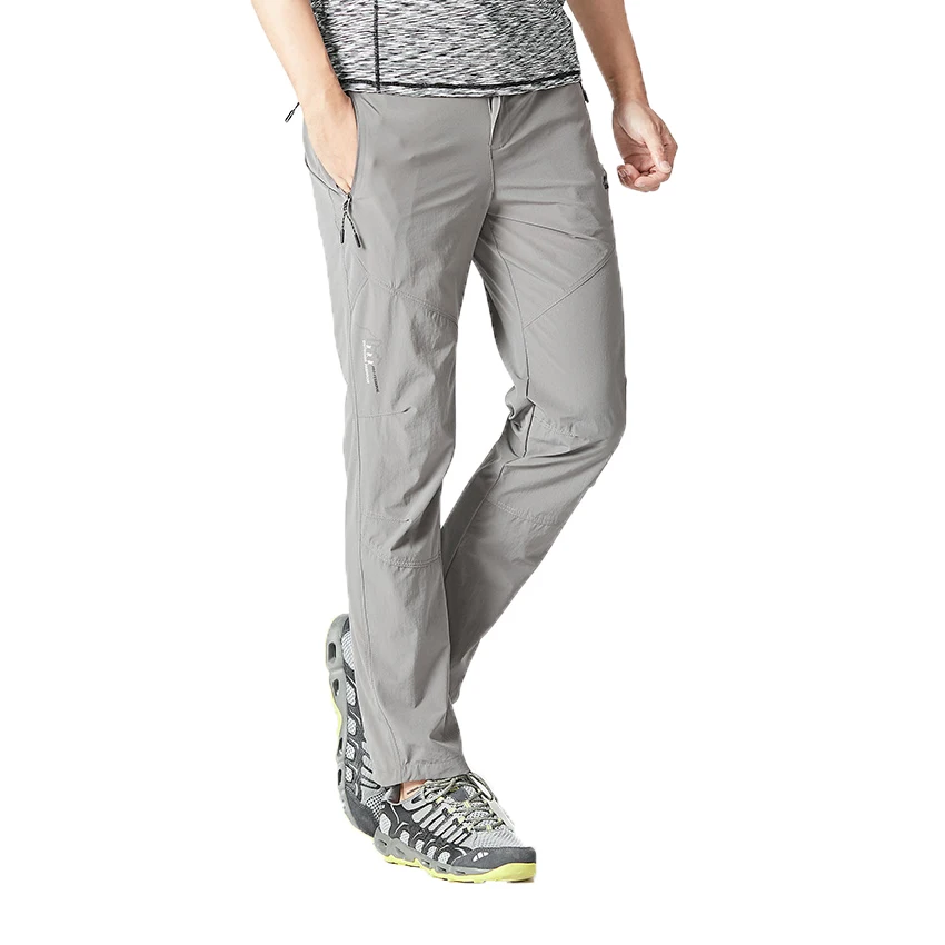 Men Gray Kaisike мужские женские летние спортивные быстросохнущие штаны для походов, кемпинга, ветронепроницаемые брюки для рыбалки, альпинизма, треккинга VA397 - Цвет: Men Gray