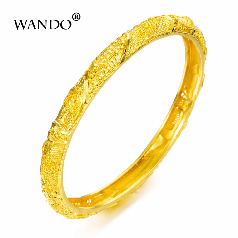 WANDO африканские украшения золотой браслет в дубайском стиле с африканскими